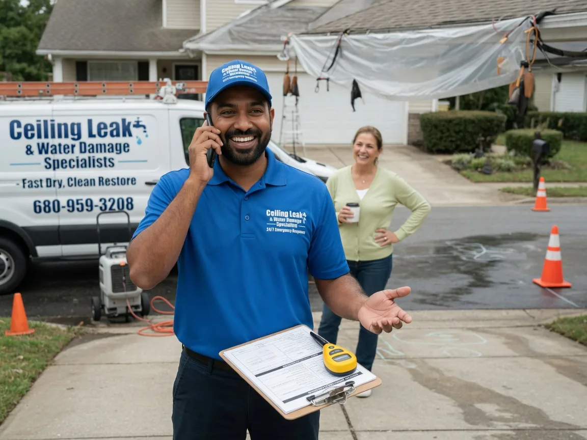 Ceiling Leak Cleanup Swedesboro, NJ FAQs